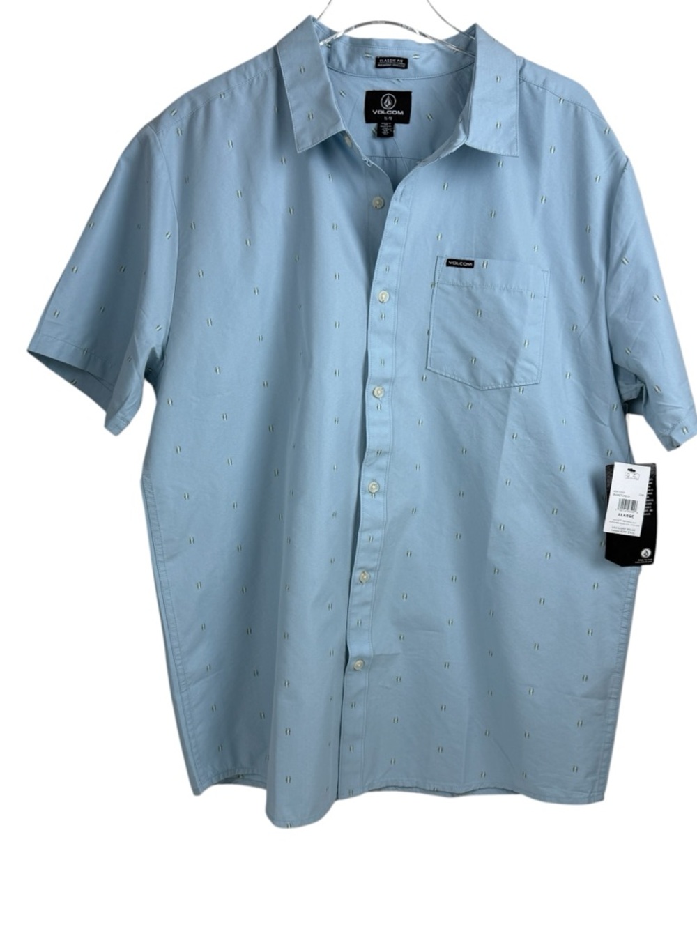 Volcom Bankstone Short Sleeve Classic Fit Shirt Men’s Size XL NWT MSRP $60